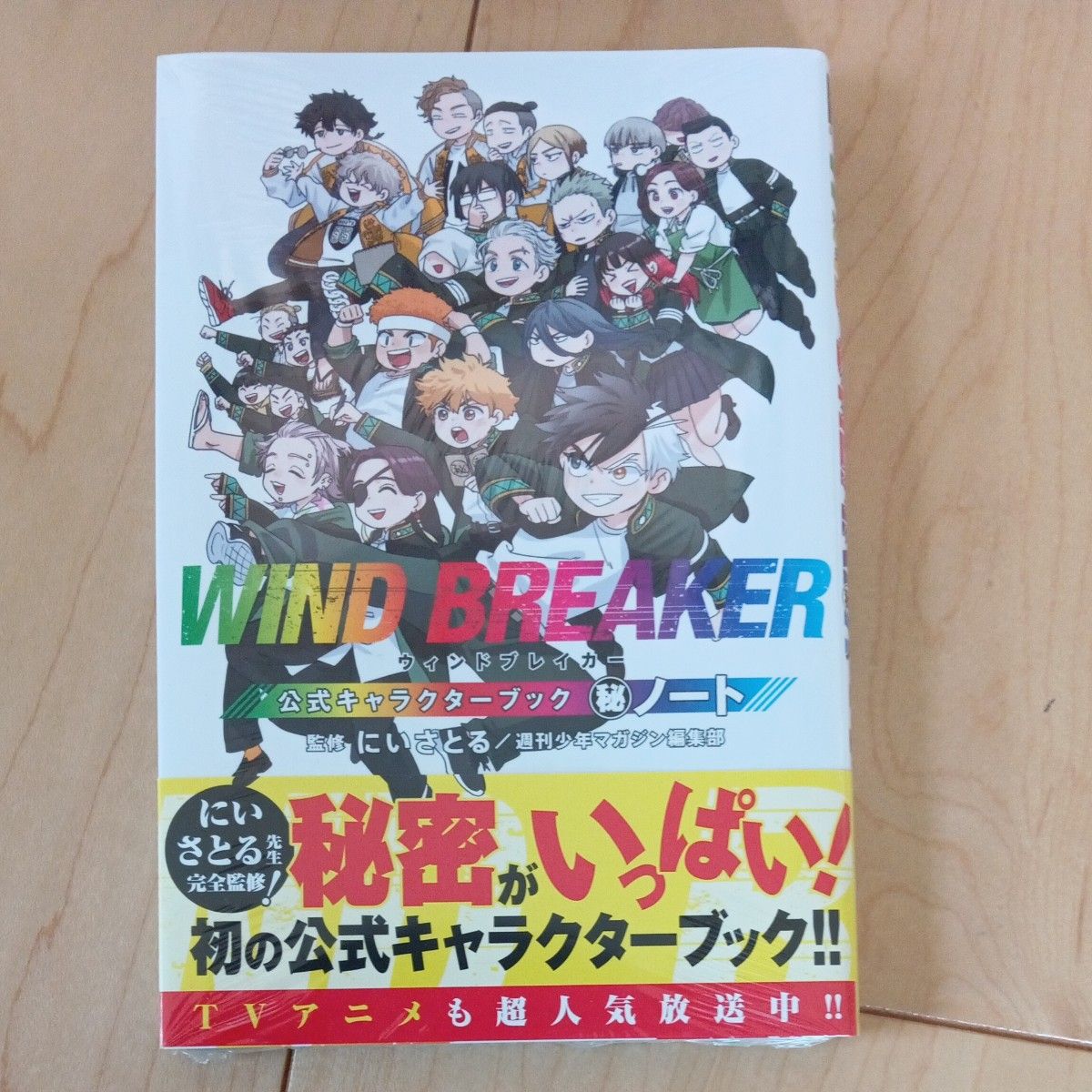 新品 WIND BREAKER公式キャラクターブックマル秘ノート