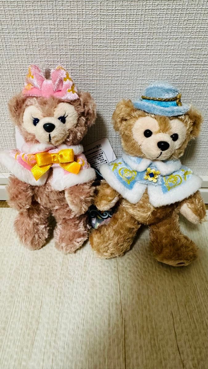 TDS ダッフィー シェリーメイ クリスマス 2013 ぬいぐるみバッジ ぬい