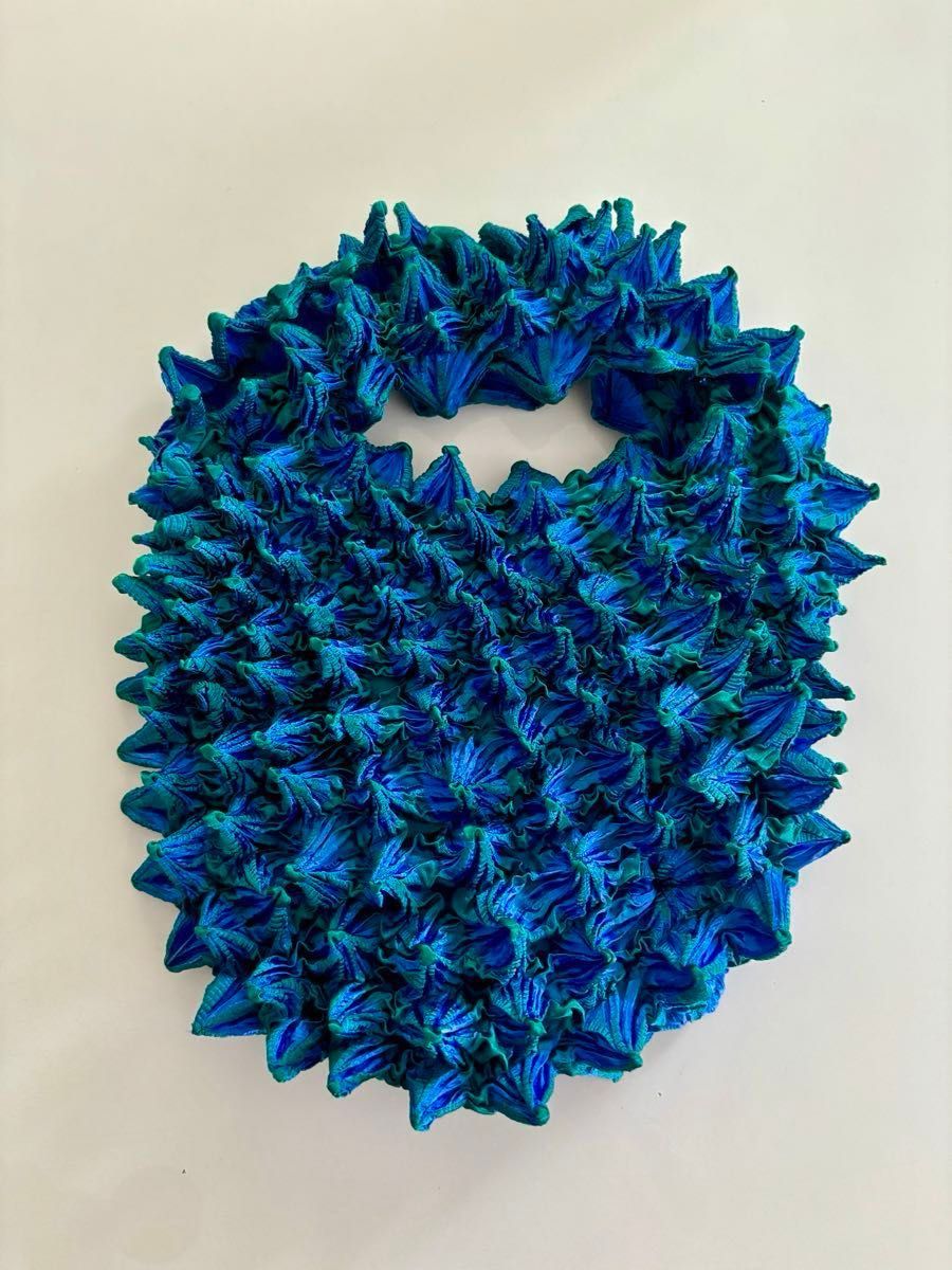 BUNZABURO 文三郎 トゲトゲバッグ エコバッグ ブルー グリーン