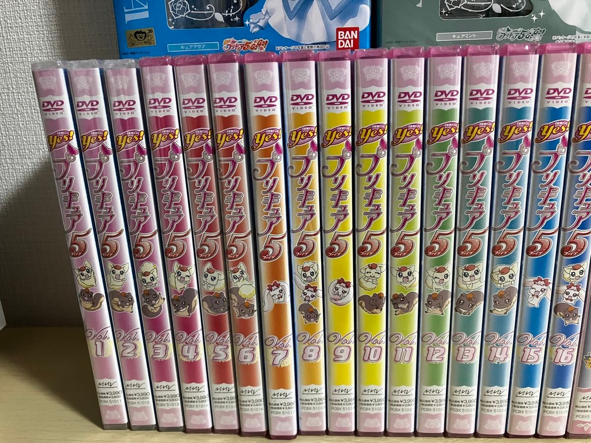プリキュア5 Yes プリキュア5GoGo 劇場版 DVDセット S H フィギュア