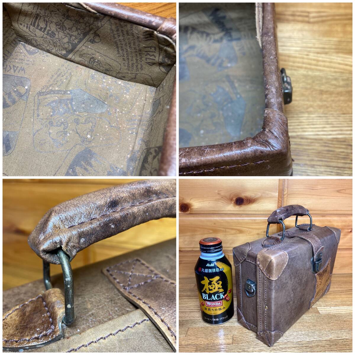 即決 送料無料 レア わちふぃーるど 猫のダヤン 牛革トランク ミニ