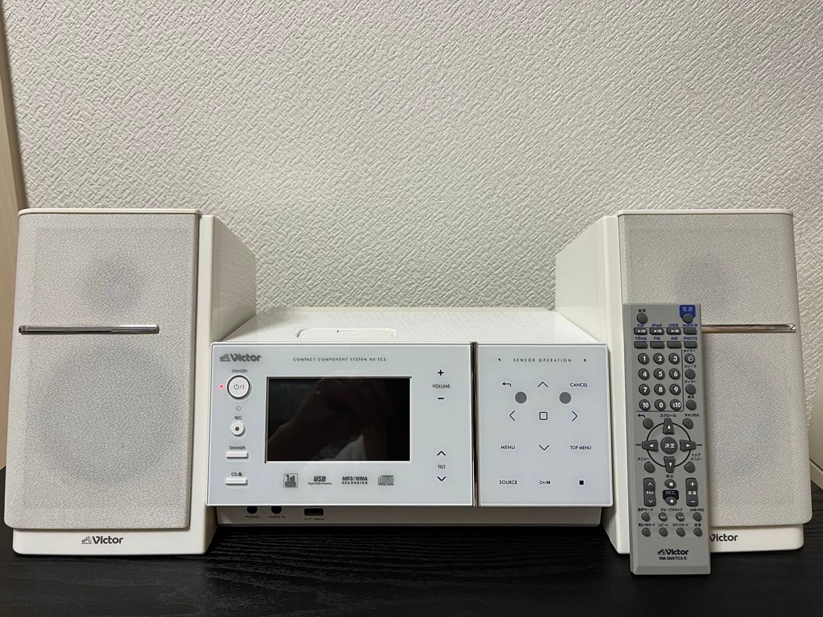 VICTOR CA-NXCT5-B ワンセグTV ミニコンポ CD MD VICTOR CA-NXCT5-B