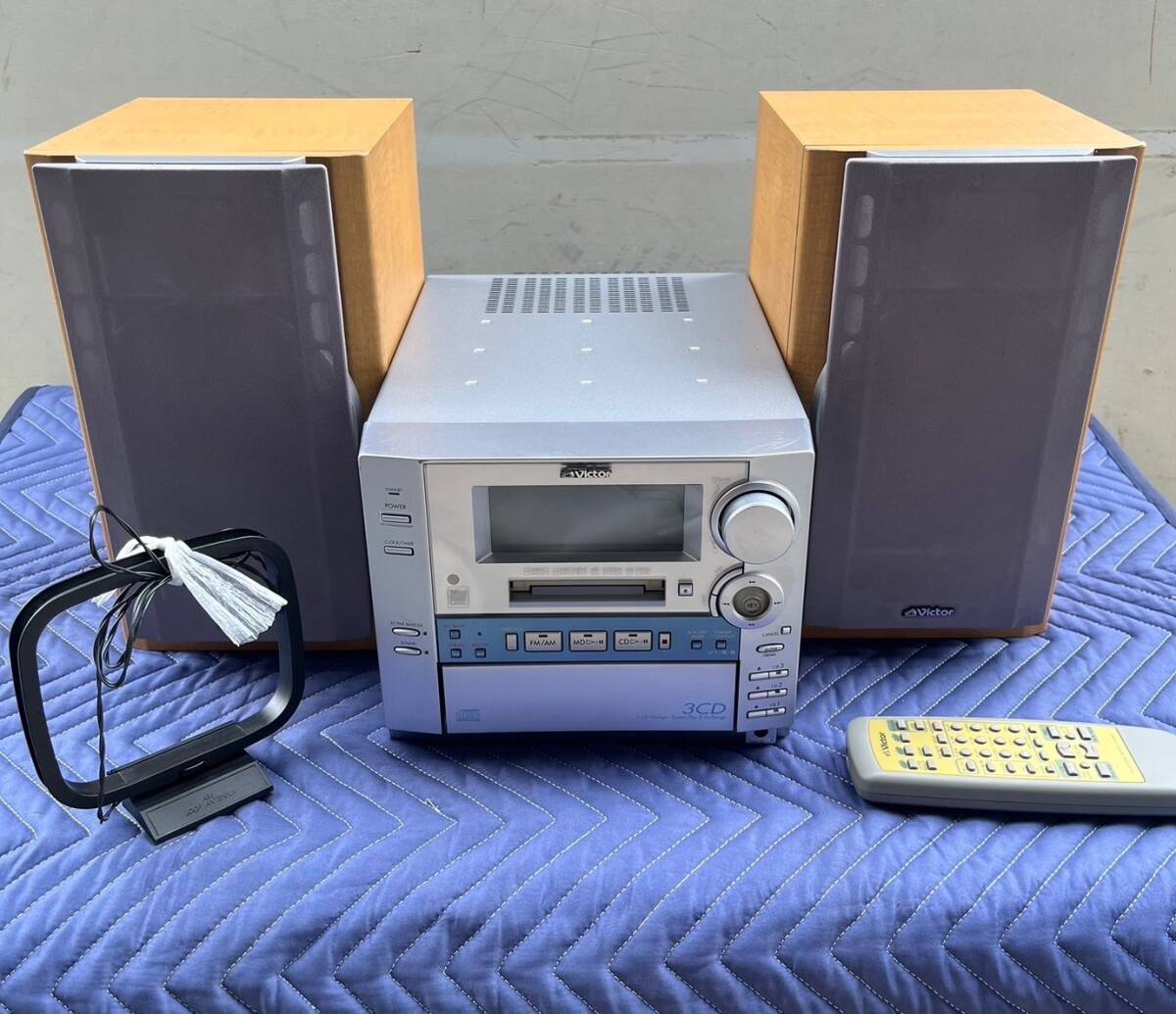 Yahoo!オークション - Victor ビクター MD/CD Receiver3連装 ミニコン