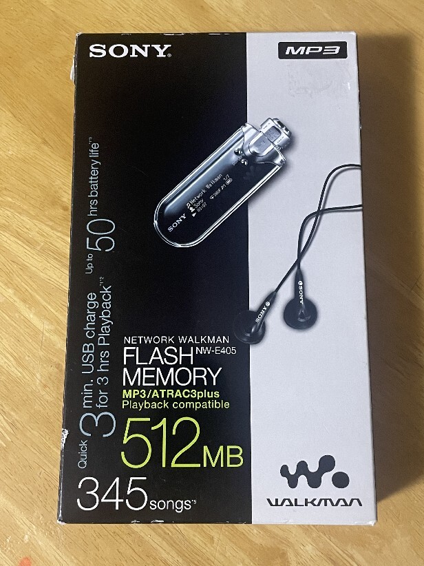 美品 箱説付き SONY ネットワークウォークマン NW-E405 [512MB]｜Yahoo