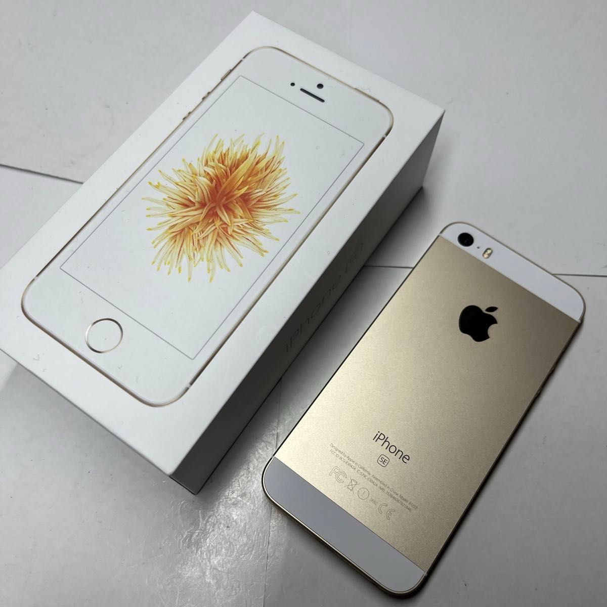 iPhoneSE 第1世代 32GB ゴールド SIMフリー バッテリー最大容量88