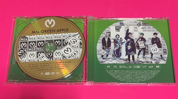 Mrs GREEN APPLE 2nd Album 初回限定盤 CD+DVD アルバム ミセス