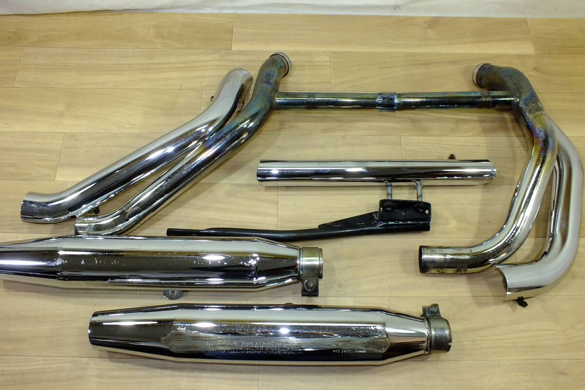 Yahoo!オークション - '00～'03スポーツスターHD純正マフラーSet/ス