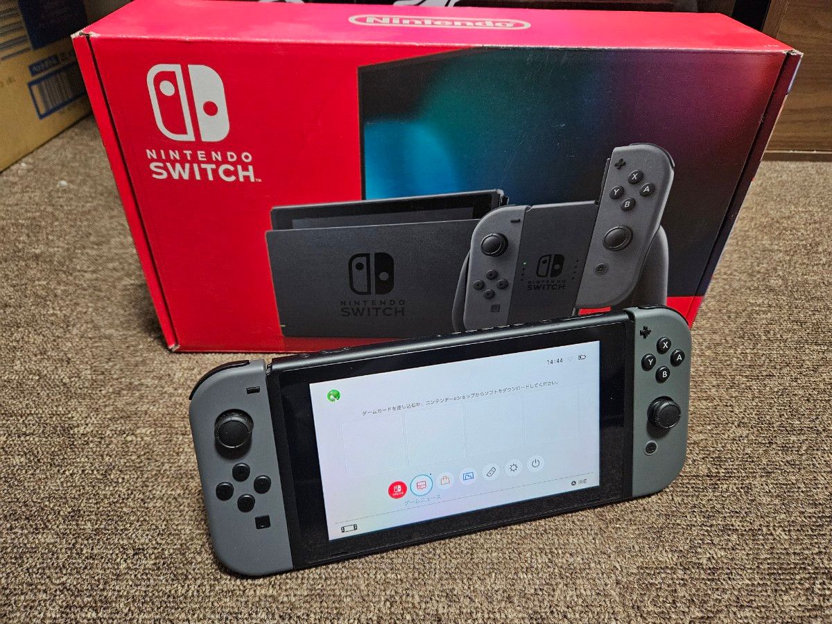 Nintendo Switch 本体 グレー 美品 Nintendo Switch グレー 本体（箱