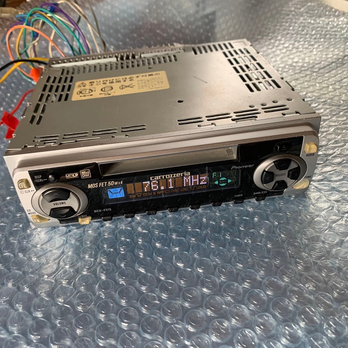 未使用Pioneer MD・チューナ MEH-P515 50W×4ch 日本 未使用Pioneer MD