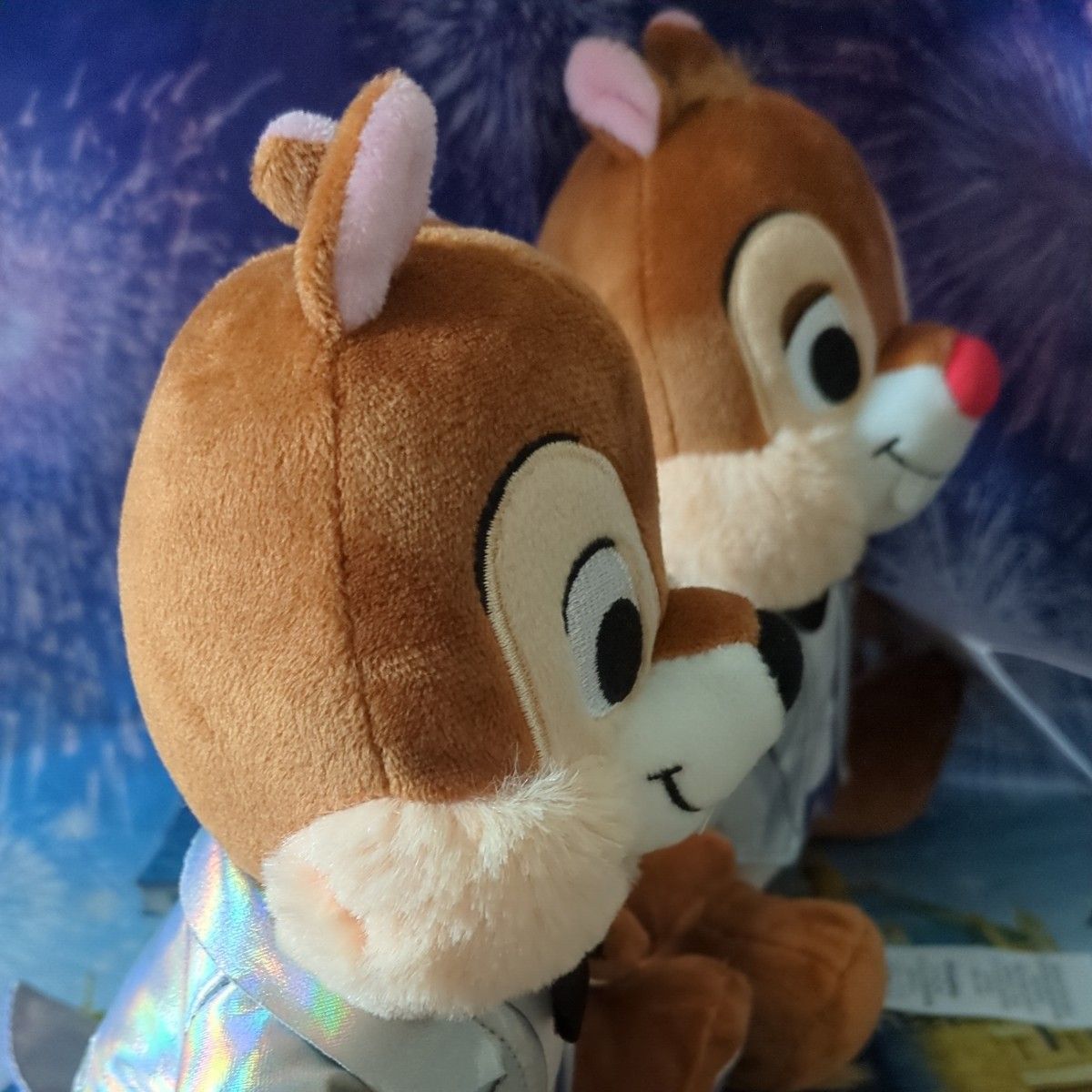 Disney チップ と デール ぬいぐるみ 100 周年 限定 プラチナム