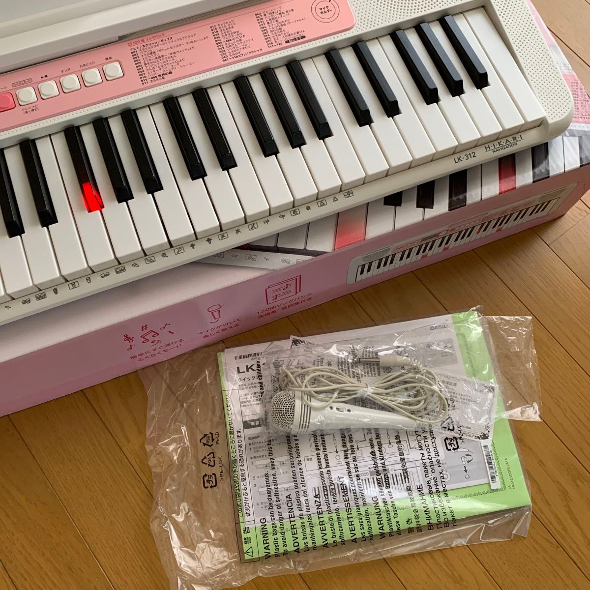CASIO (カシオ) 61鍵盤 電子キーボード LK-312 [光ナビゲーション