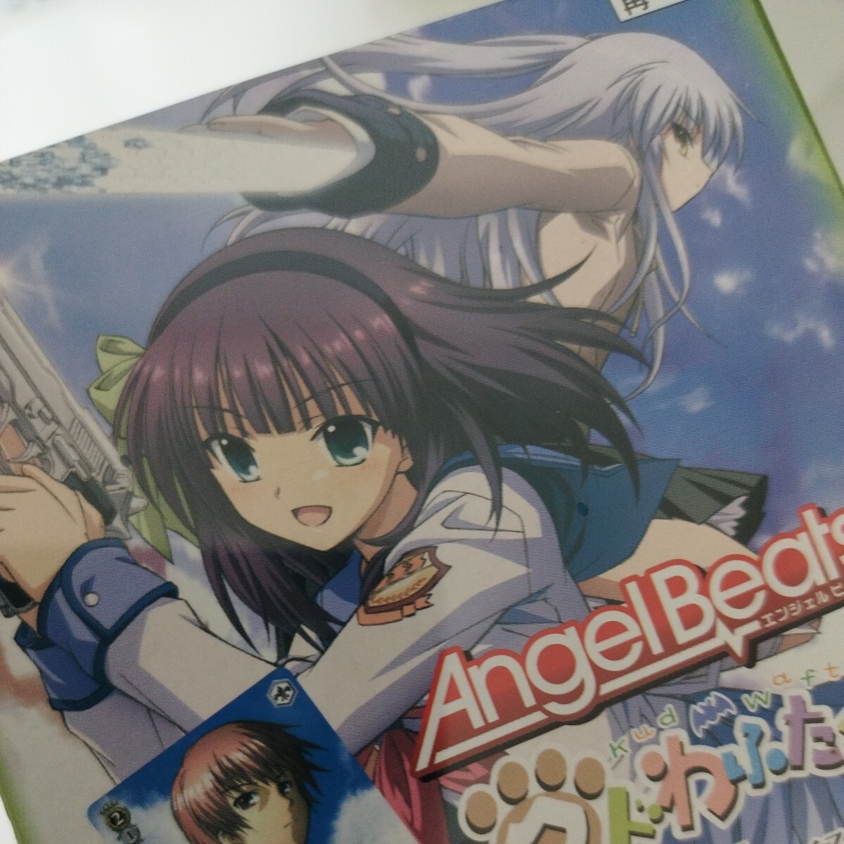 外箱日焼け色落ち トライアルデッキのボックス Angel Beats! クド 外箱