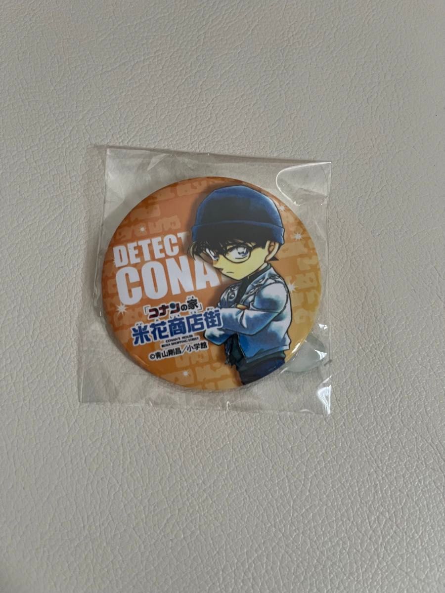 名探偵コナン 鳥取限定 青山剛昌ふるさと館 コナン探偵社 缶バッジ
