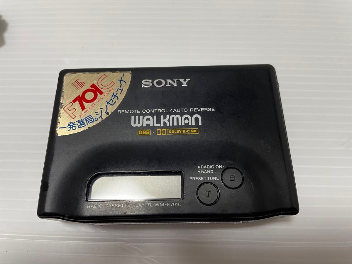 ジャンク SONY WALKMAN ウォークマン WM-F701C ブラック｜Yahoo!フリマ