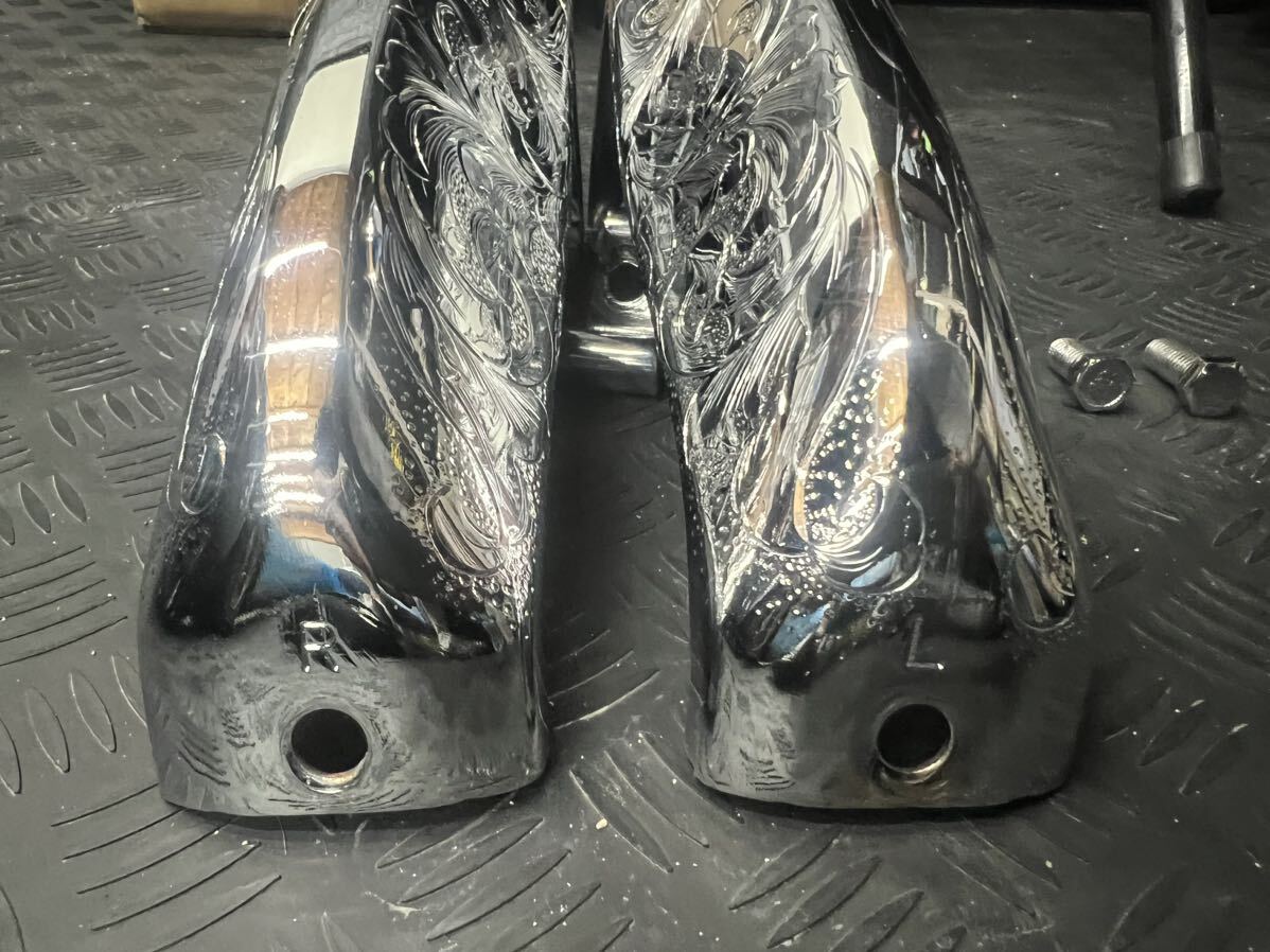 インパラ エングレ エングレービング オーバーライダー バンパーガード