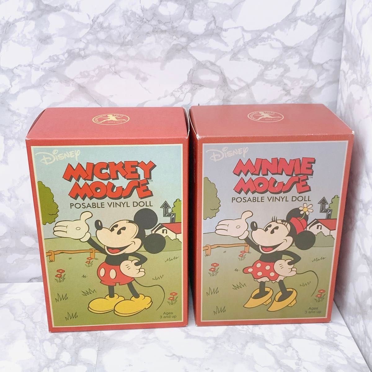 希少 Schylling社 ミッキーマウス ミニーマウス レトロコレクション