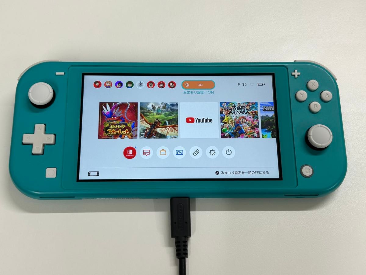 程度 良】任天堂スイッチライト Nintendo Switch Lite ターコイズ 中古