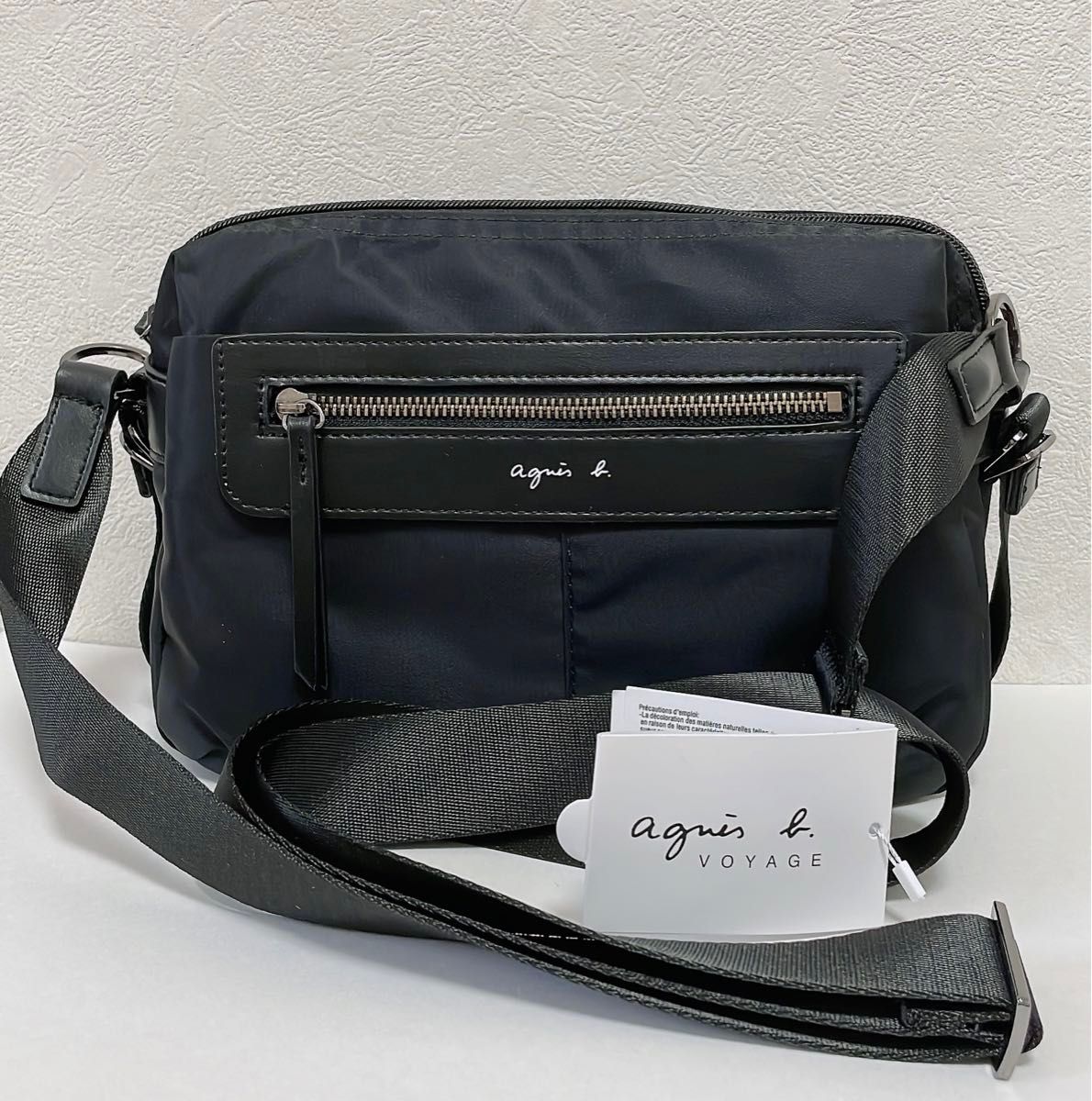 アニエスベーボヤージュ ショルダーバッグ 肩掛け 斜め掛け 軽量 ロゴ