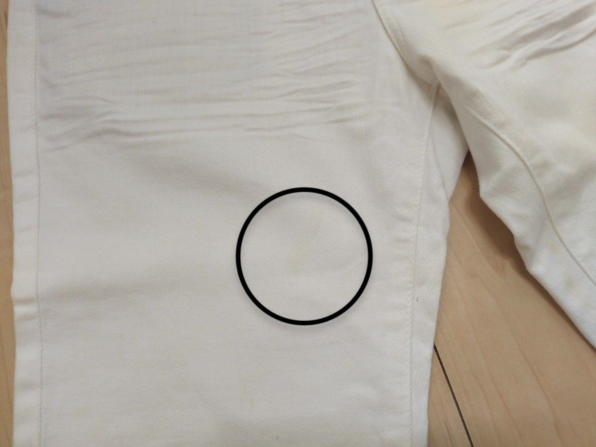 BURBERRY ホワイトデニム スキニーパンツ 150cm ホワイト白 ボトムス