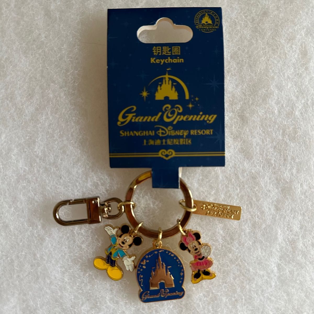 上海 ディズニー ランド ミッキー ミニー キーチェーン キーホルダー