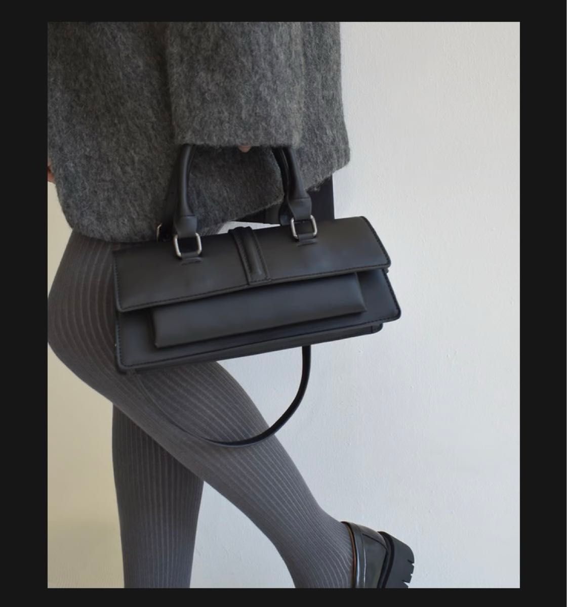ザラ ZARA 未使用 フラップ シティ ショルダーバッグ近年 ハンドバッグ