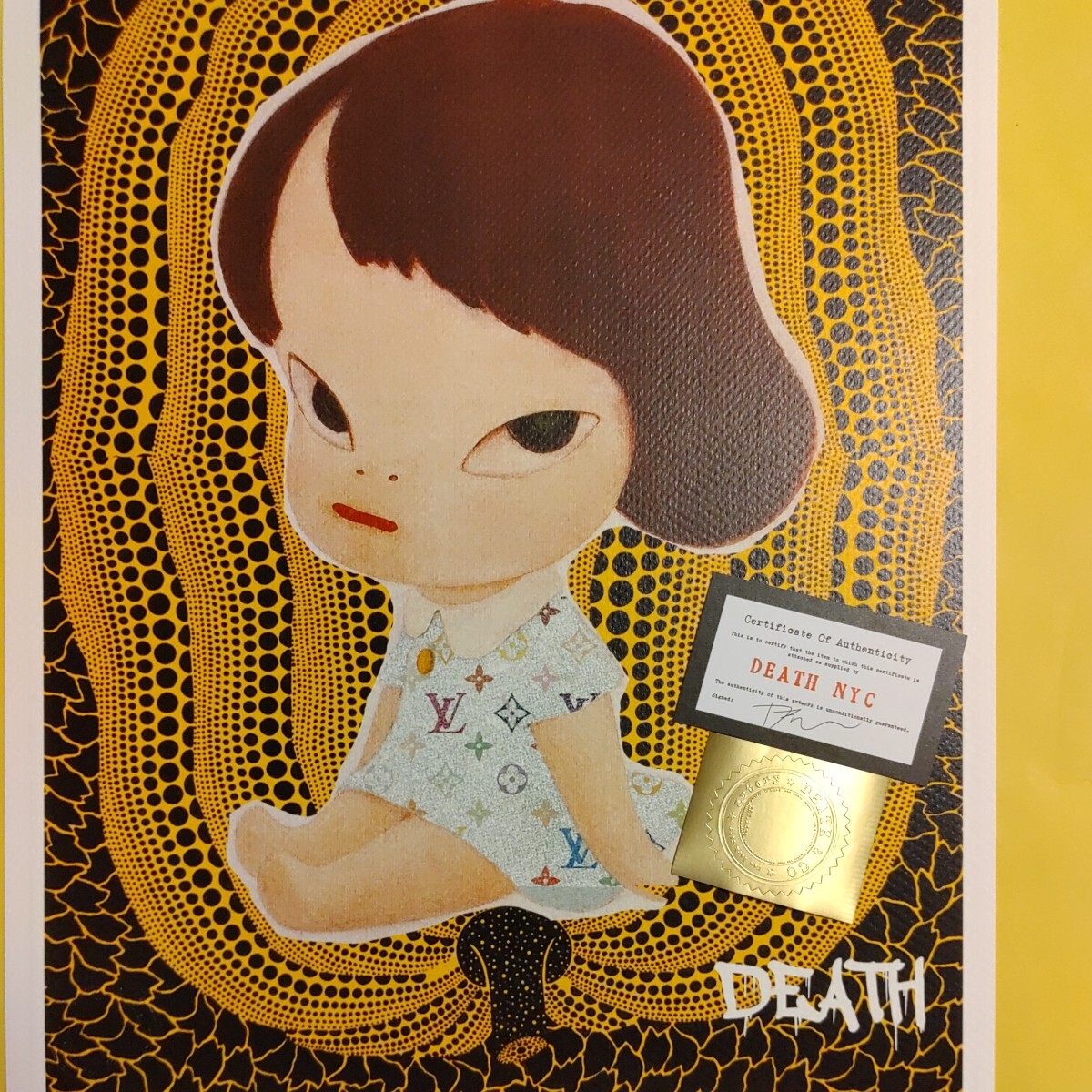 コレクション death nyc 額込 世界限定100枚DEATH NYC アートポスター