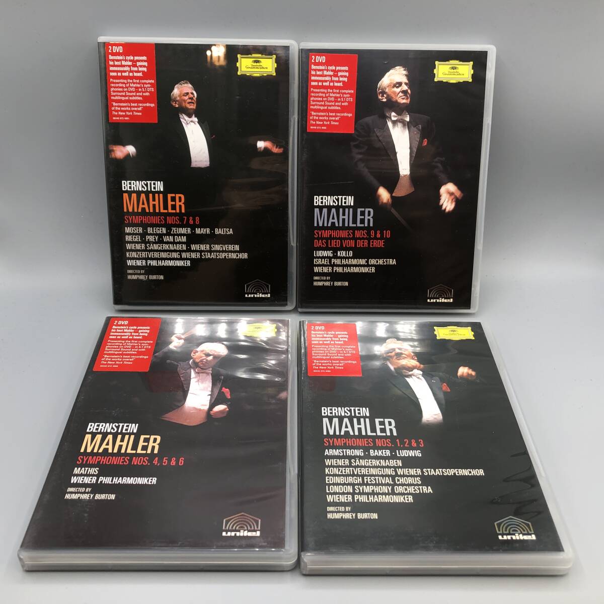 Leonard Bernstein Mahler The Symphonies Das Lied Von Der Erde DVD