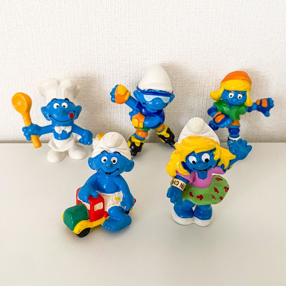 即購入OK 】スマーフ ヴィンテージ フィギュア 5体セット 1996年製