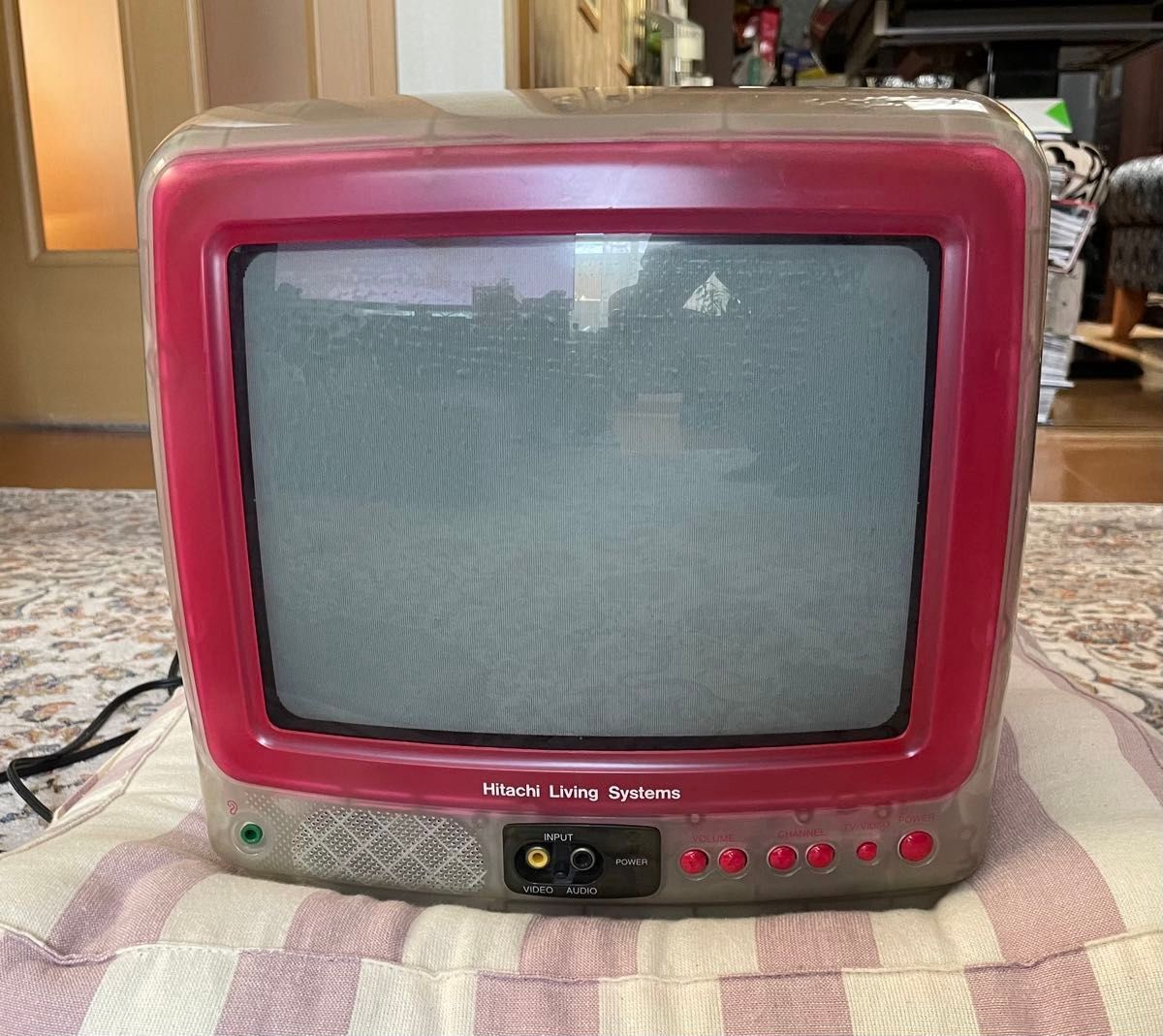 日立 HITACHI C10-SK1 カラーテレビ 】ヒタチリビングサプライ/赤