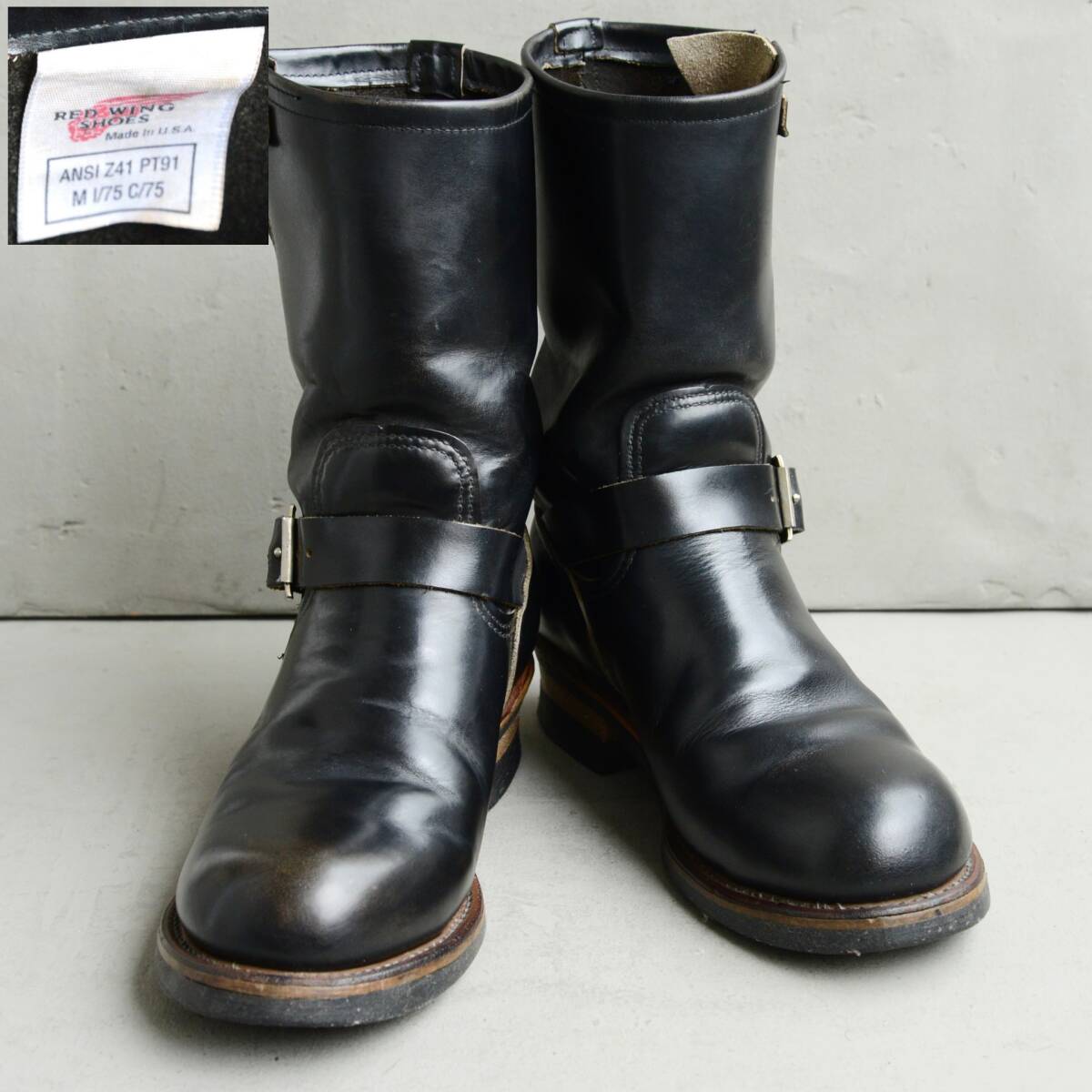 茶芯】【PT91 プリントタグ】 【size8D】レッドウイング 2268