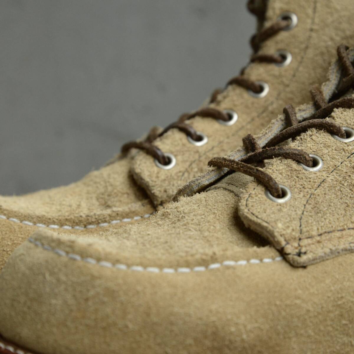 90s 四角犬タグ 毛足長 】【size9E】【状態良好】レッドウィング 8173