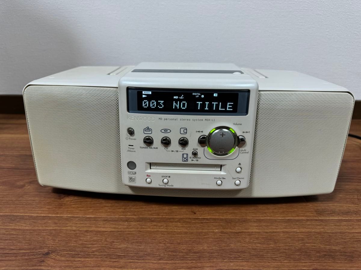 KENWOOD MDX-L1 CD/MD/TUNER コンポ ラジカセ｜Yahoo!フリマ（旧PayPay