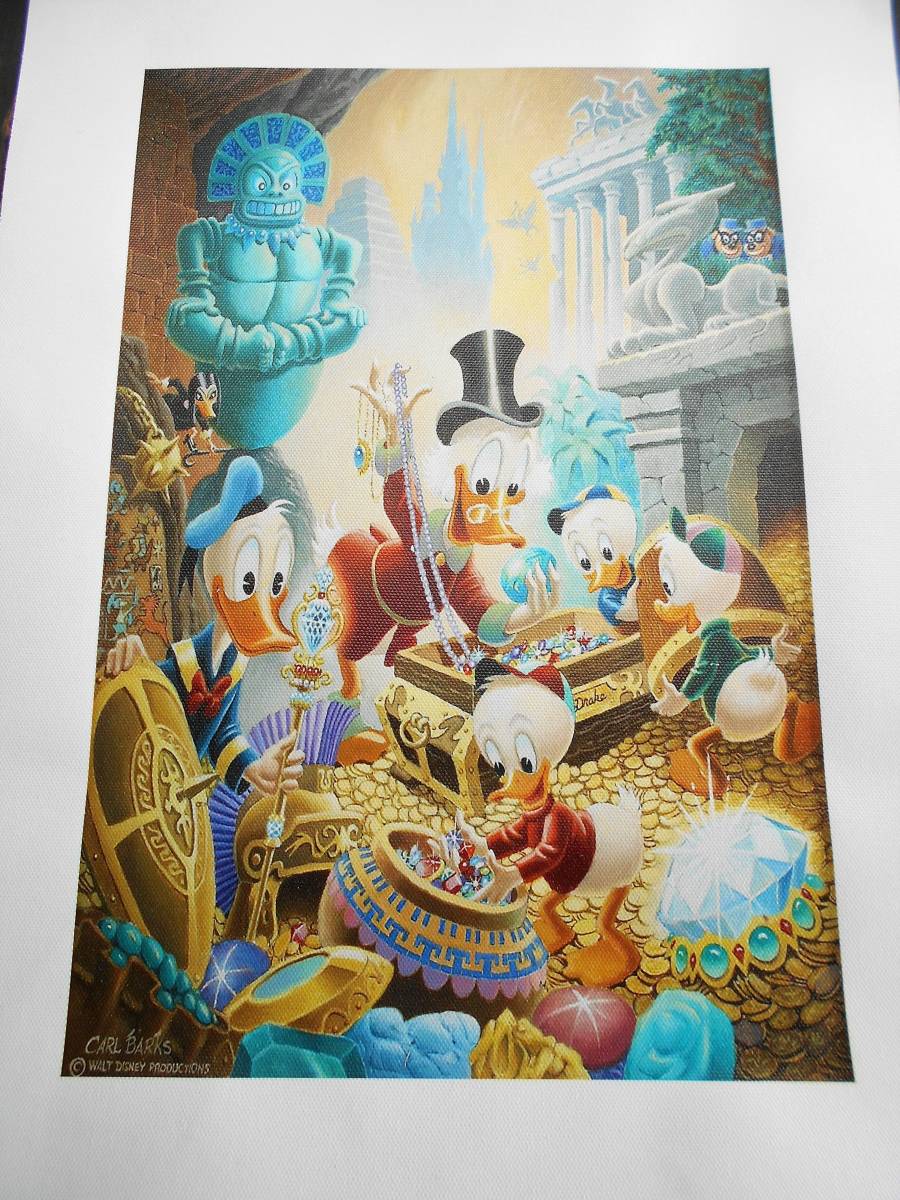 カールバークス ゴールデンフリース ドナルド ディズニー 版画 カール
