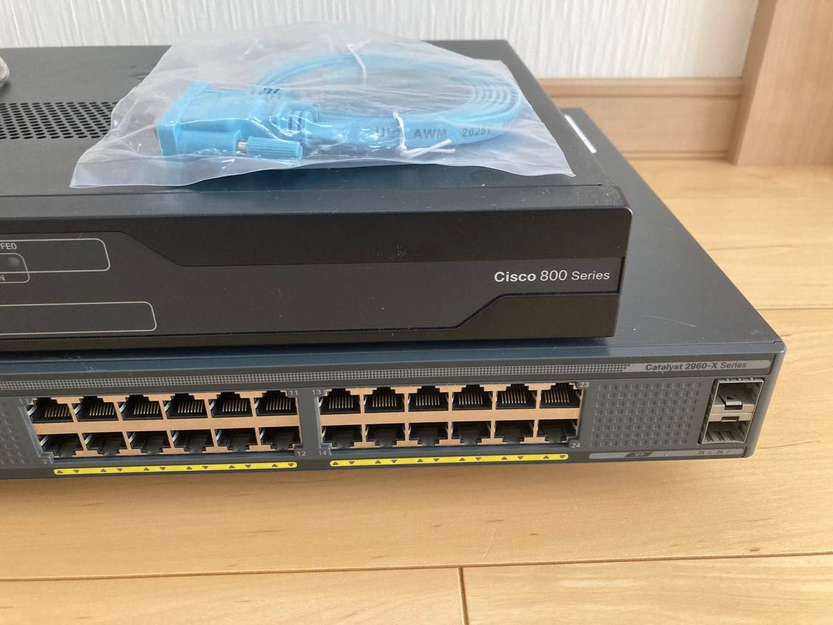 CCNA CCNP】2台Cisco891FJ Catalyst2960X｜Yahoo!フリマ（旧PayPayフリマ）