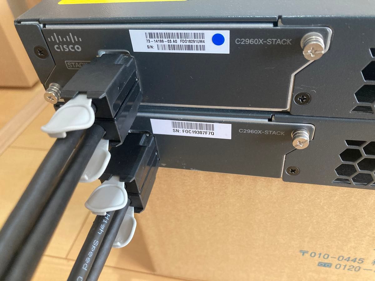 CCNA CCNP】スタック2台ciscoL2スイッチWS-C2960X-24TS-L｜Yahoo