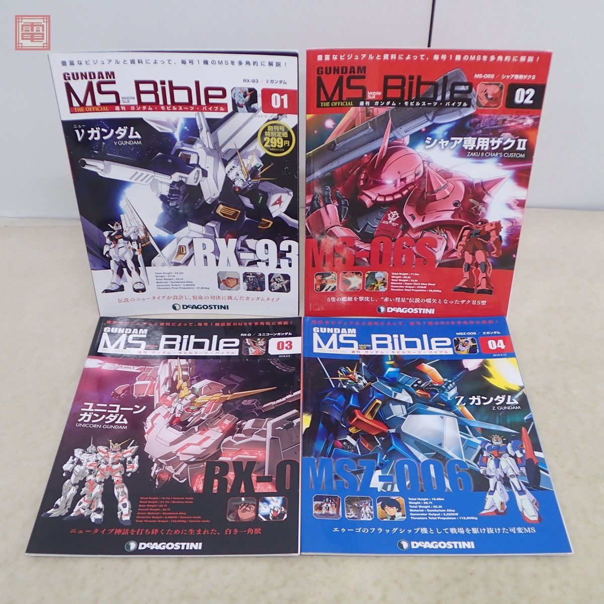 Yahoo!オークション - デアゴスティーニ 週刊 ガンダム・モビルスーツ