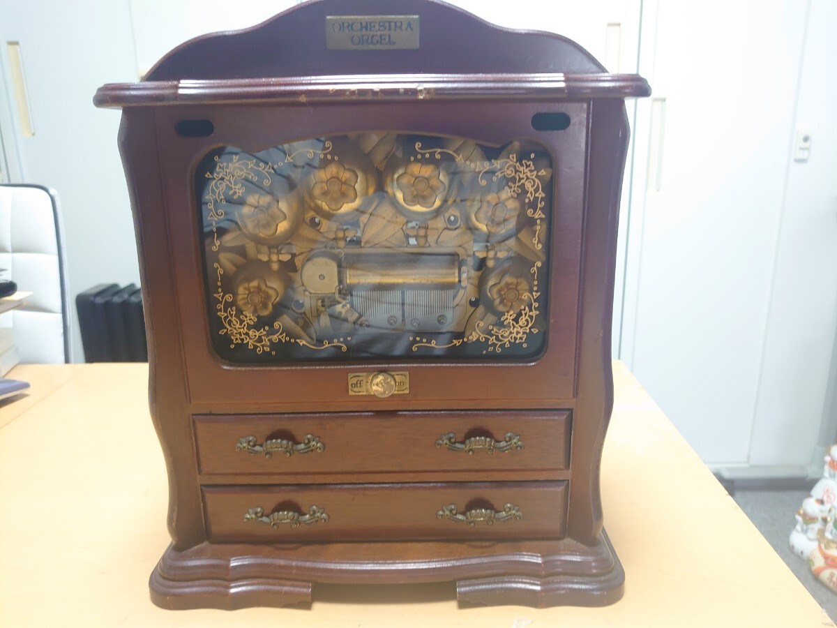 Sankyo オルゴールジュエリーボックス 美しき青きドナウ アンティーク