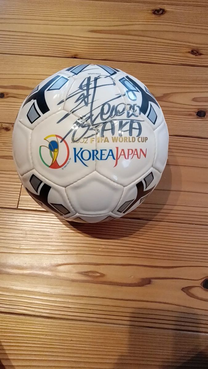 2002年サッカー日韓ワールドカップ セレッソ大阪選手サインボール