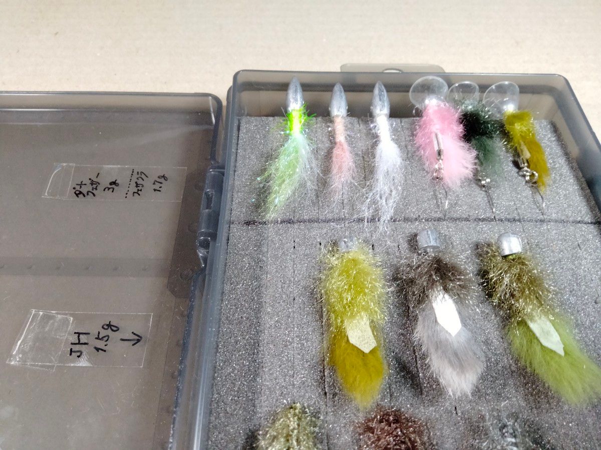 ハートデザイン(HART DESIGN) フェザージグ 16点セット(ケース付き