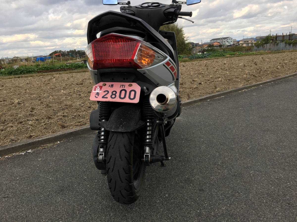 ガレージ バル製 1 2 3型シグナスX 消音100φサイレンサー仕様 レース用