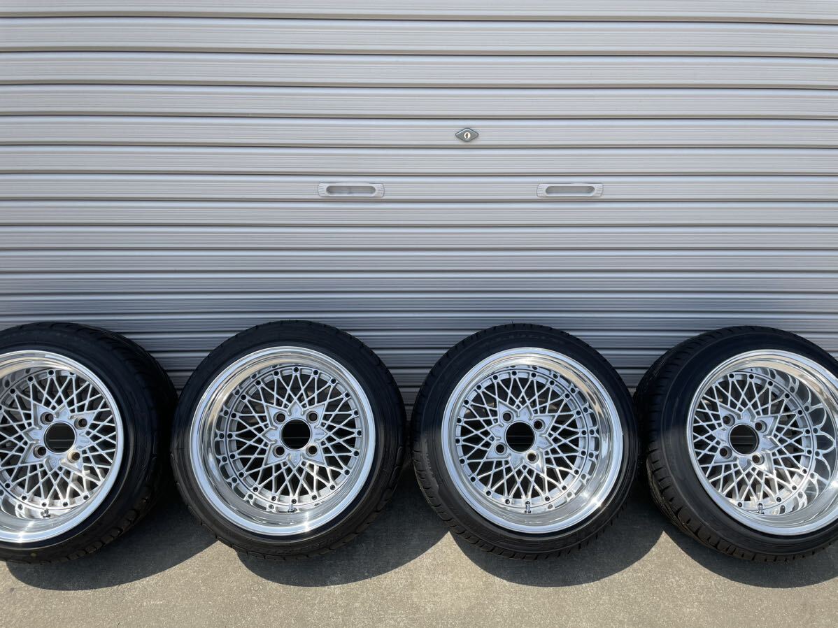 SSR FMメッシュ2本 15インチ 9J −27 Aタイプ 114.3 5穴 SSR FM 15