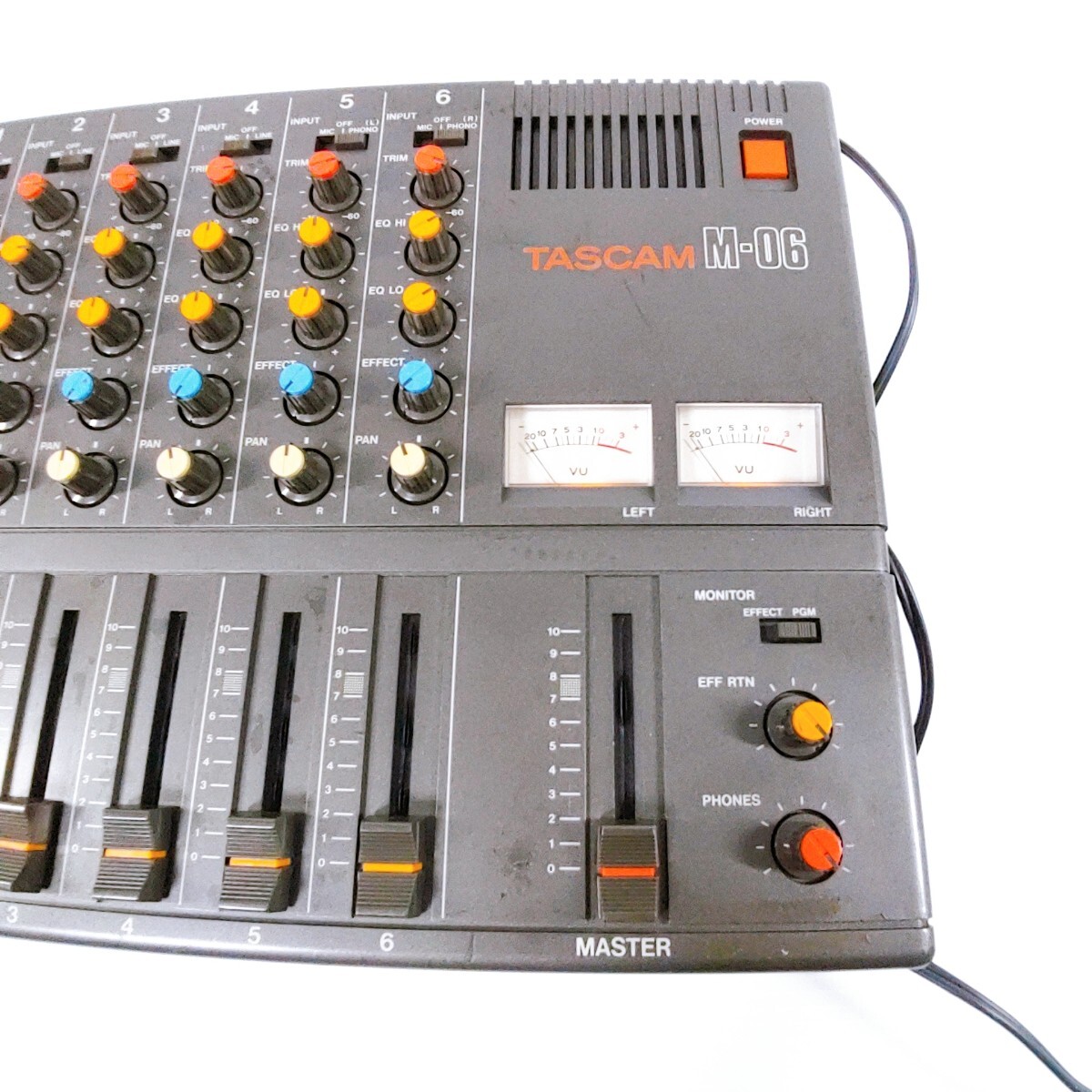 TASCAM M-06 アナログミキサー 6ch MIC LINE ビンテージ 動作品｜Yahoo
