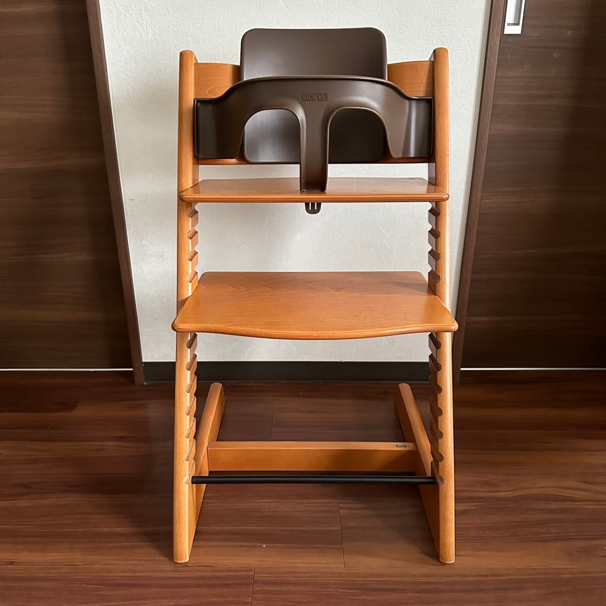 人気 ストッケ トリップトラップ チェリーブラウン シリアル3 ベビー