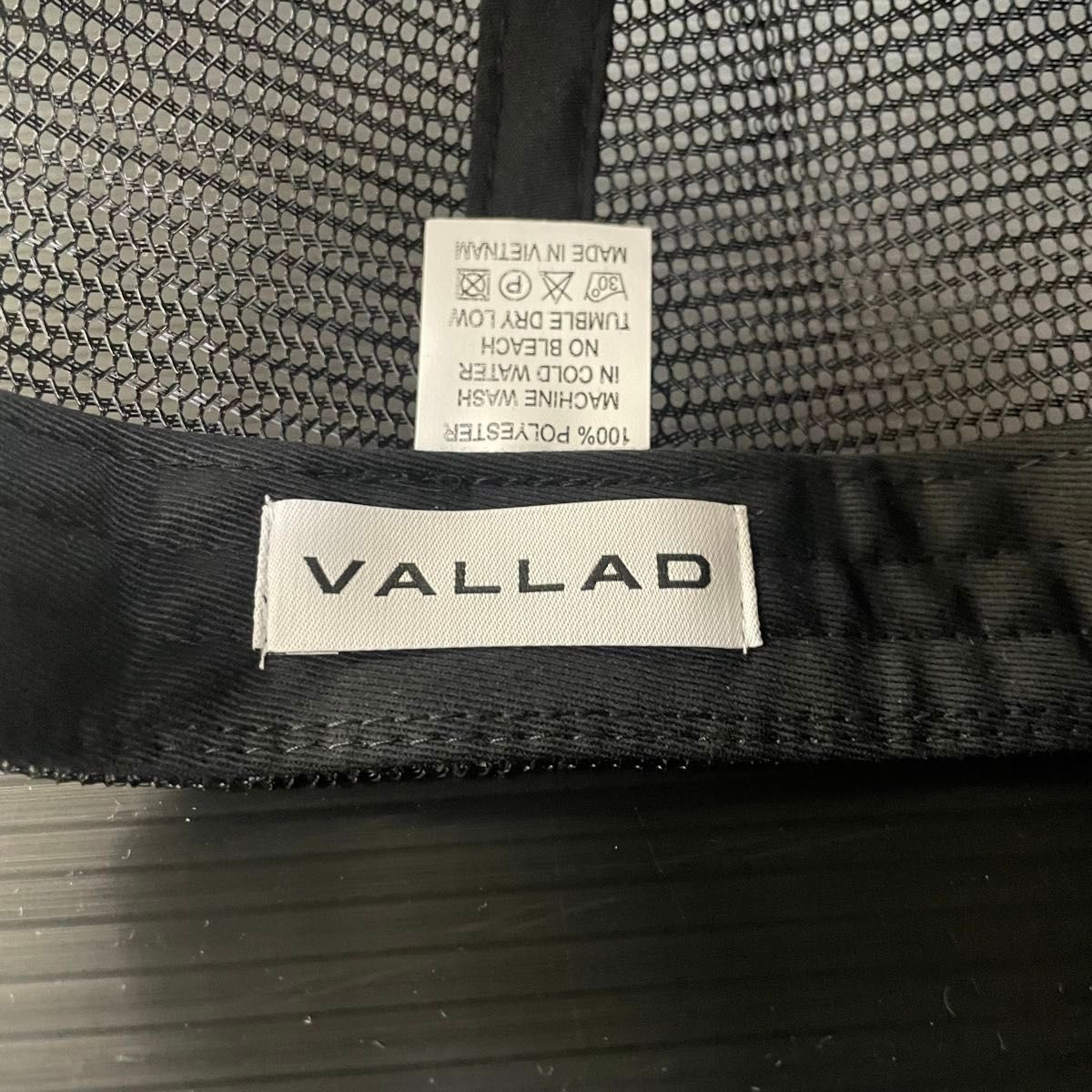 VALLAD STUDIO LOGO BLK メッシュ キャップ 黒 帽子｜Yahoo!フリマ（旧