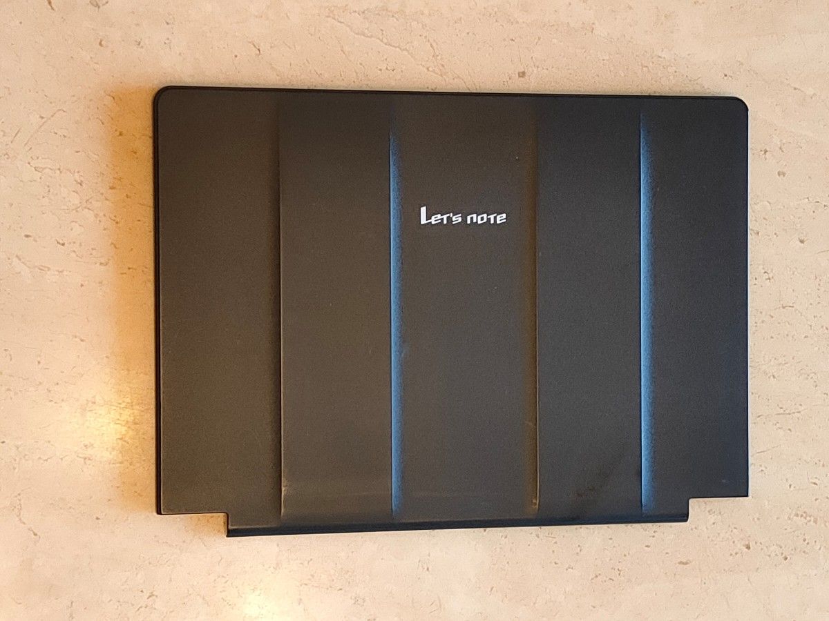 希少】非売品 パナソニック レッツノート SV 天板カバー ブラック