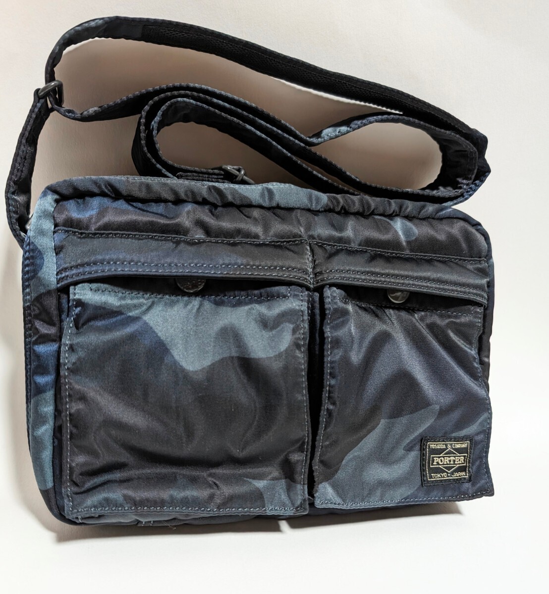 美品 PORTER TANKER ポーター 迷彩 カモフラ タンカー ショルダー