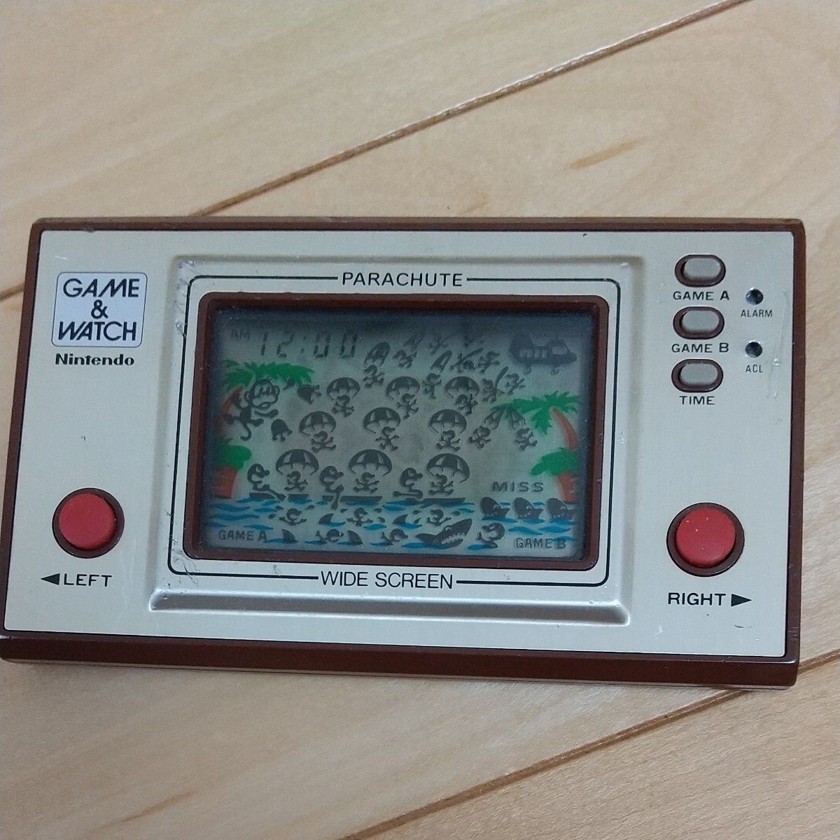 パラシュート ゲームウォッチ 任天堂 GAME WATCH PARACHUTE Nintendo