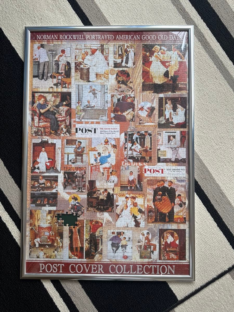 ノーマンロックウェル ポストカバーコレクション 組み立て済みパズル