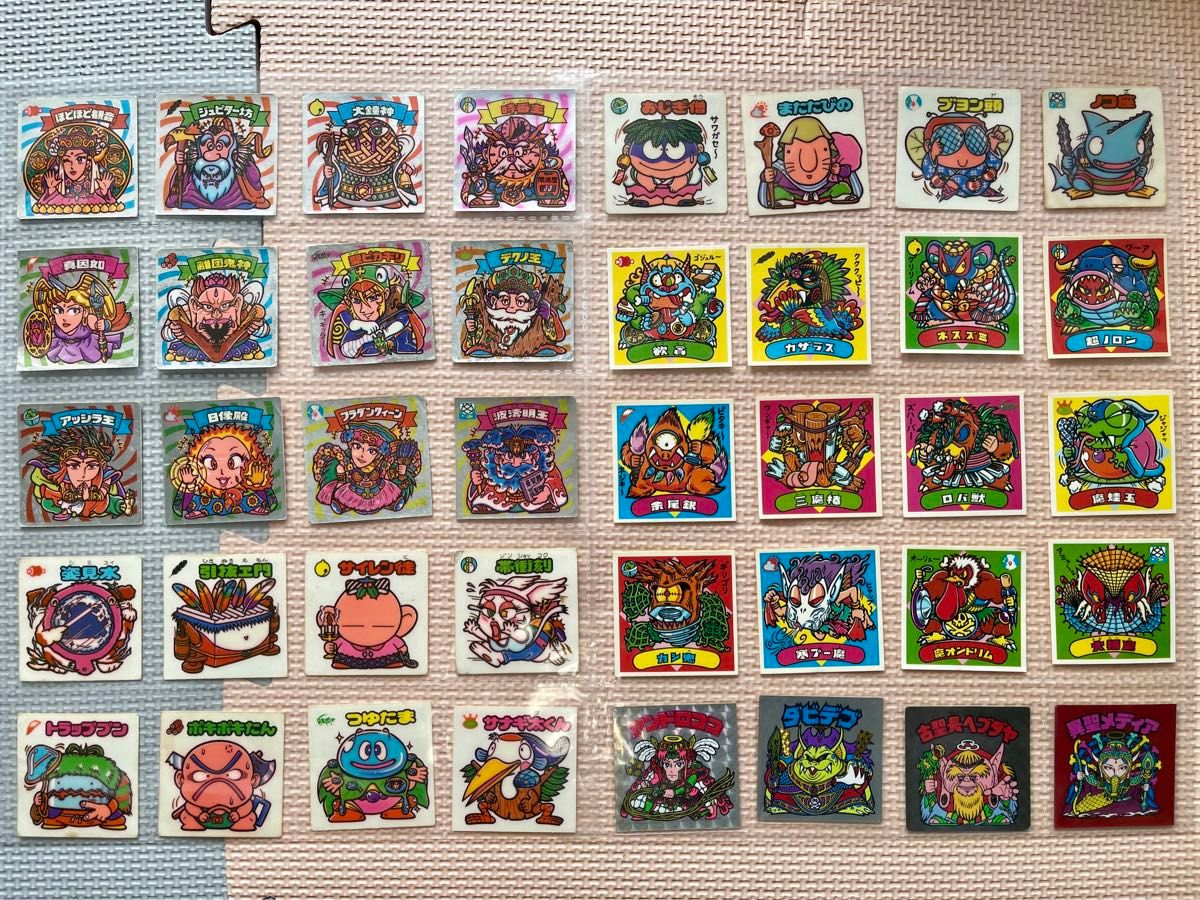 ヘッド4枚付 計40枚 16弾すくみ ビックリマンチョコ版 フルコンプ