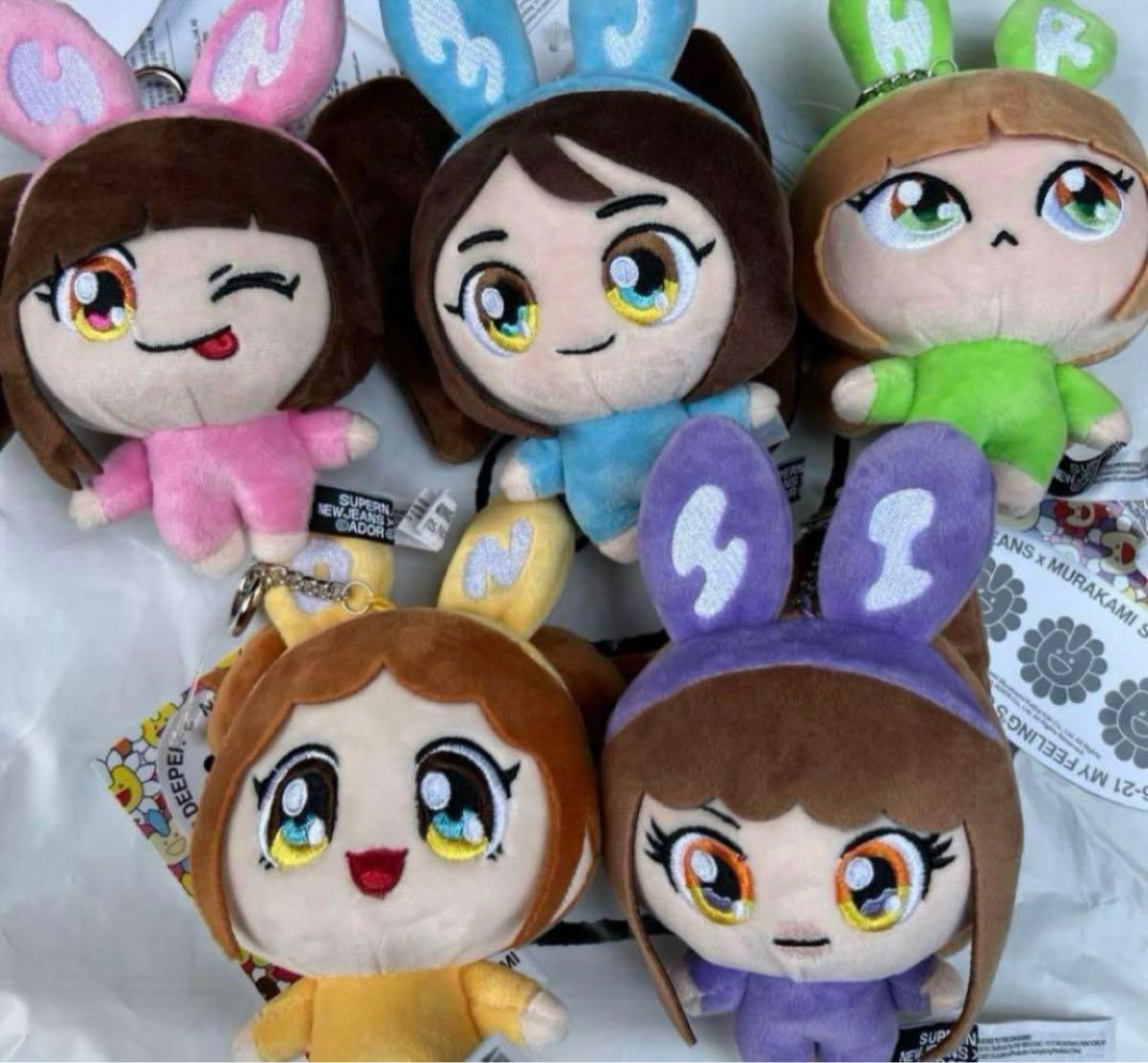 NewJeans MURAKAMI ぬいぐるみキーリング 5個セット｜Yahoo!フリマ（旧